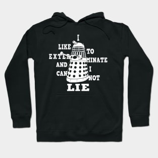 Funny Alien Villain Exterminate Meme 90's Retro Meme Hoodie